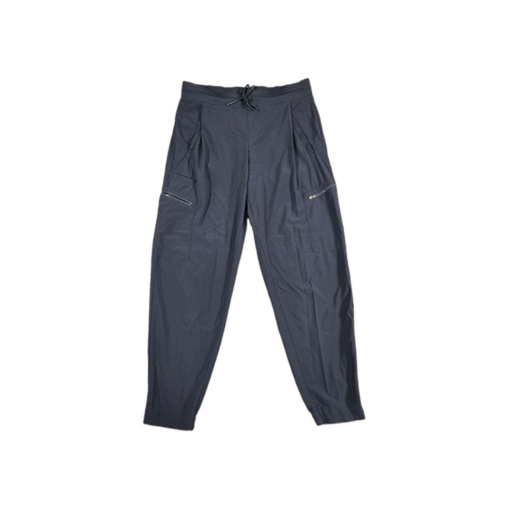 Athleta Venture Pant Women’s Pull On Stretchy Size 10 Blue Jogger Pockets C14